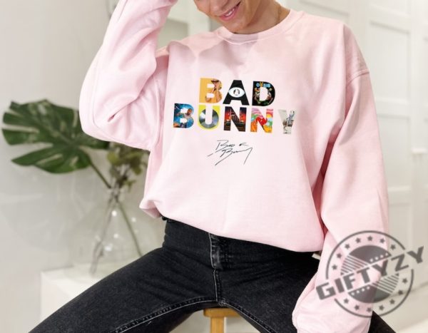 Bad B Most Wanted Tour Concert Album Covers Shirt Nadie Sabe Lo Que Va Pasar Manana Tshirt Benito Sweatshirt Gift For Fan Hoodie Bunny Shirt giftyzy 5