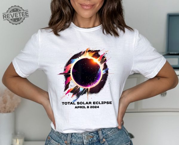 Total Solar Eclipse April 8 2024 Shirt Spring America Eclipse Souvenir Shirt Eclipse Event 2024 Shirt Astronomy Lover Gift Celestial Tee Unique revetee 1