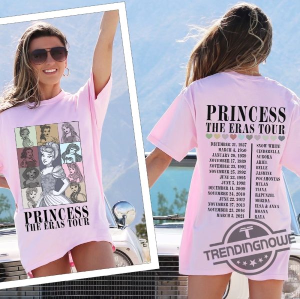 Princess The Eras Tour Shirt Princess Tour Shirt Vintage Disney Shirt Disney Princess Shirt Princess Eras Tour Shirt trendingnowe 1