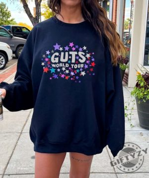 Olivia Rodrigo Guts Tour 2024 Shirt The Guts World Tour 2024 Tshirt Olivia Rodrigo Hoodie Olivia Rodrigo Sweater 2024 Music Shirt giftyzy 2