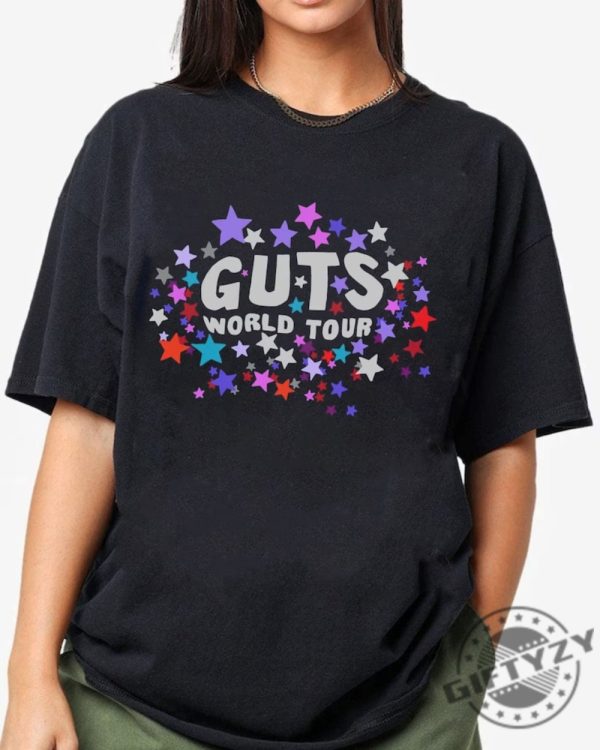 Olivia Rodrigo Guts Tour 2024 Shirt The Guts World Tour 2024 Tshirt Olivia Rodrigo Hoodie Olivia Rodrigo Sweater 2024 Music Shirt giftyzy 3