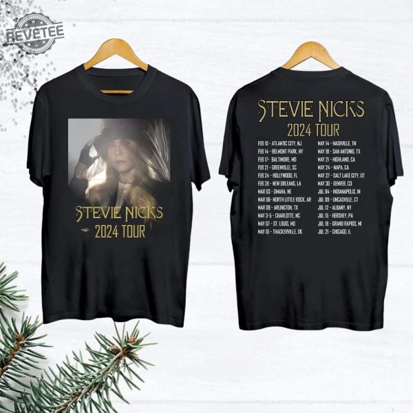 Stevie Nicks 2024 Live In Concert Shirt Vintage Stevie Nicks Shirt Fan Gifts Stevie Nicks 2024 Tour Shirt Stevie Nicks Songs List Unique revetee 1