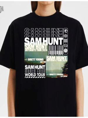 Sam Hunt Tour Merch Sam Hunt Outskirts 2024 Tour Tshirt Sam Hunt Fan Gifts Sam Hunt Fan Club Sam Hunt Tour Setlist 2024 Unique revetee 3