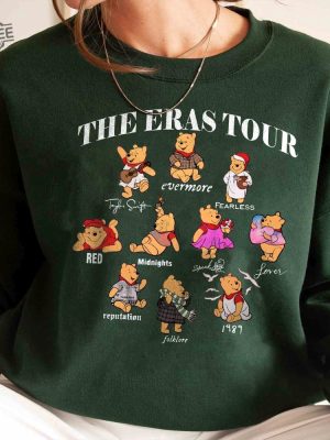 Winnie The Pooh Eras Tour Shirt The Eras Tour Shirt The Eras Tour Pooh Sweatshirt Baby Winnie The Pooh Characters Unique revetee 3