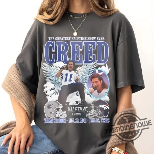 Creed Band T Shirt Summer Of 99 Concert Shirt The Greatest Halftime Show Ever Creed Shirt 2024 Music Concert Tee trendingnowe 1