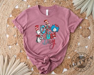 Dr. Seuss Day Shirt Colorful Dr Seuss Sweatshirt Read Across America Day Hoodie Cat In The Hat Tshirt Kids Reading Day Shirt Dr Seuss Week Shirt giftyzy 7