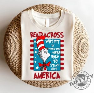 Read Across America Shirt Reading Day Tshirt Dr Seuss Sweatshirt Dr Seuss Bday Party Hoodie Dr Seuss Cat In The Hat Dr. Seuss Shirt giftyzy 2