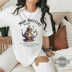 alice in wonderland t shirt sweatshirt hoodie mens womens kids vintage mad hatter shirts tea party dark academia tshirt gift for book reading lovers books tee laughinks 5