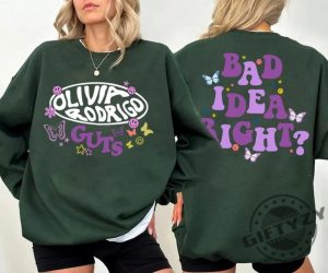 Bad Idea Right Guts World Tour Olivia Rodrigo Shirt Olivia Rodrigo Hoodie Bad Idea Right Tshirt Guts World Tour 2024 Sweatshirt Olivia Rodrigo Shirt giftyzy 6