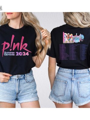 Pnk Summer Carnival 2024 Trustfall Album Tee Pink Singer Tour P Nk Merch Pink Summer Carnival 2024 Pink Trustfall Album P Nk Tour 2024 Unique revetee 2