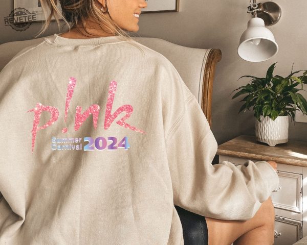 Pnk Pink Singer Summer Carnival 2024 Tour Shirt P Nk Merch Pink Summer Carnival 2024 Pink Trustfall Album P Nk Tour 2024 Unique revetee 1