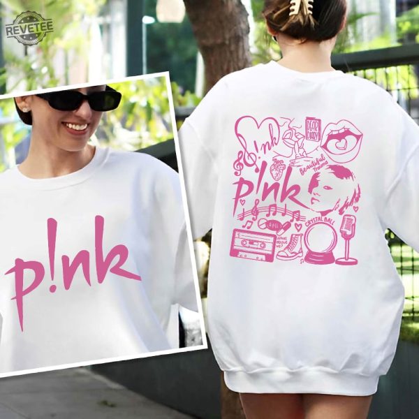 Pnk Pink Singer Carnival 2024 Tour Shirt P Nk Merch Pink Summer Carnival 2024 Pink Trustfall Album P Nk Tour 2024 Unique revetee 3