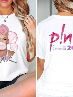 Pnk Pink Singer Summer Carnival 2024 Tour Shirt P Nk Merch Pink Summer Carnival 2024 Pink Trustfall Album P Nk Tour 2024 Unique revetee 2 3