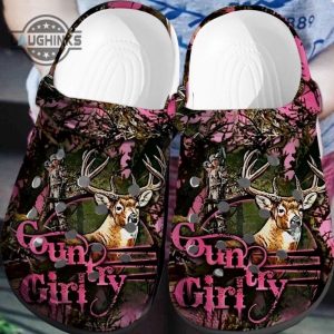 deer hunting camo personalized clog custom crocs comfortablefashion style comfortable for women men kid print 3d country girl funny famous footwear slippers laughinks 1 1