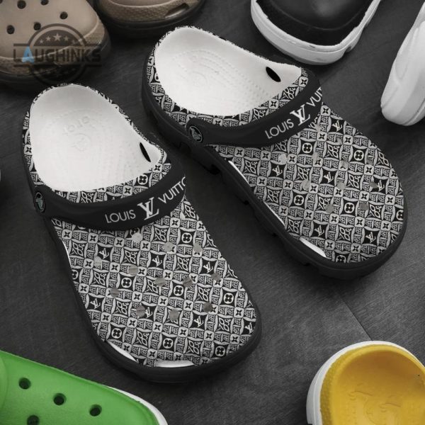 lv crocs special gift for crocs lovers hot sale 2023 vu01995 funny famous footwear slippers laughinks 1