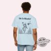 He Is Rizzen Shirt He Back Print Of He Is Rizzen Shirt Jesus Playing Basketball Easter T Shirt Weirdcore Clothing That Go Hard trendingnowe 2