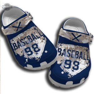customize number player baseball camo color crocs crocbland clog for men women funny famous footwear slippers laughinks 1