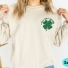 Lets Day Drink Sweatshirt St Patrick Day Drinking Back And Front Hoodie Funny St Patrick Day Aesthetic Shirt Lets Day Drink Shirt revetee 1