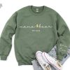 Personalized Mama Bear Winnie The Pooh Sweatshirt Mama Est With Kid Name On Sleeve Personalized Mom Sweatshirt revetee 1