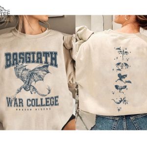 Fourth Wing Sweatshirt Basgiath War College Shirt Basgiath War College Gift Fourth Wing Shirt Bookish Dragon Rider Shirt revetee 2