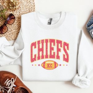 Fall Sweatshirt Football Season Crewneck Shirt Kc Chiefs Crewneck Sweatshirt Chiefs Kingdom Shirt Kansas City Crewneck Sweatshirt revetee 2