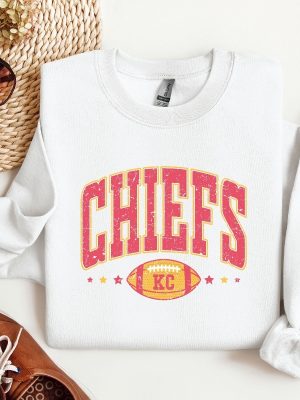 Fall Sweatshirt Football Season Crewneck Shirt Kc Chiefs Crewneck Sweatshirt Chiefs Kingdom Shirt Kansas City Crewneck Sweatshirt revetee 2