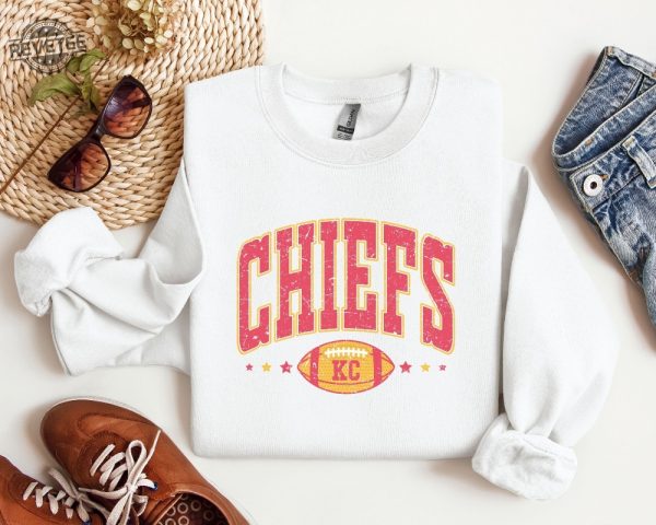 Fall Sweatshirt Football Season Crewneck Shirt Kc Chiefs Crewneck Sweatshirt Chiefs Kingdom Shirt Kansas City Crewneck Sweatshirt revetee 2