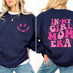 In My Girl Mom Era Sweatshirt Girl Mama Comfort Colors Tshirt Girl Mom Club Girl Mom Tshirt New Mom Gift Gender Reveal revetee 3