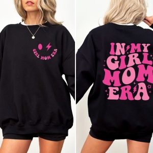 In My Girl Mom Era Sweatshirt Girl Mama Comfort Colors Tshirt Girl Mom Club Girl Mom Tshirt New Mom Gift Gender Reveal revetee 4