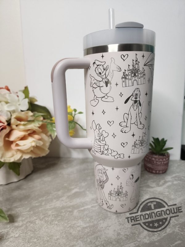 Disney Character Stanley Cup 40 Oz Tumbler Disney Stanley Tumbler Gift For Lovers trendingnowe 3