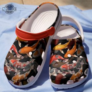 fishing clog koi crocs crocband clog funny famous footwear slippers