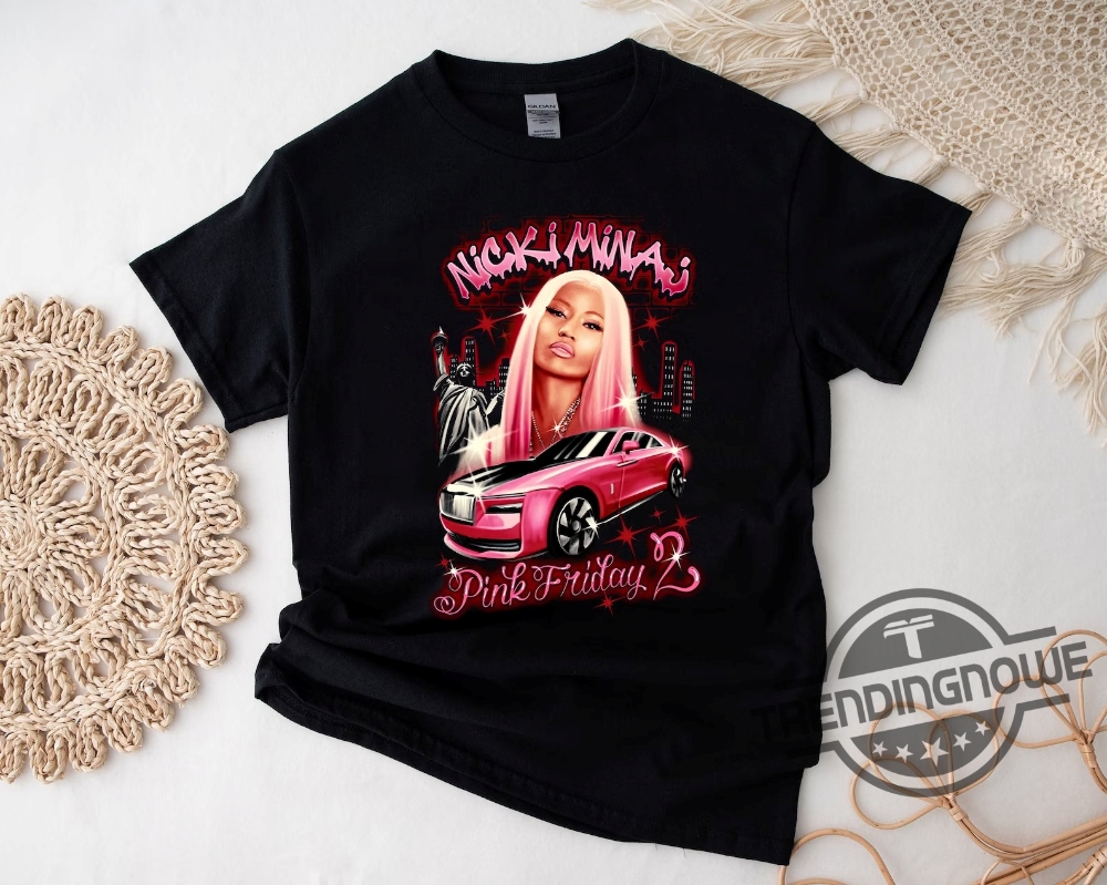 Nicki Minaj Shirt Nicki Minaj Tour Shirt Nicki Minaj Merch Pink Friday 2 Airbrush Nicki Minaj Shirt Nicki Minaj Crewneck Sweatshirt trendingnowe 1