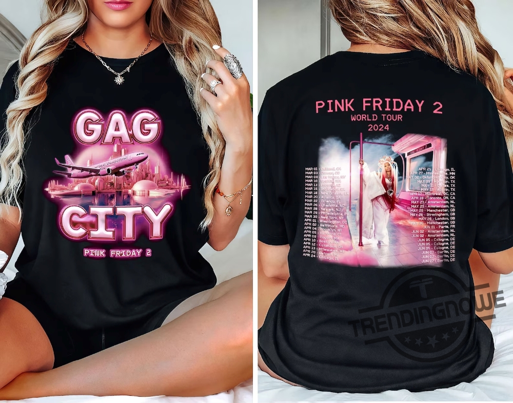 Nicki Minaj Pink Friday 2 Tour Shirt Gag City Shirt Nicki Minaj World Tour Shirt Nicki Minaj Statue Sweatshirt Pink Friday 2 Sweatshirt
