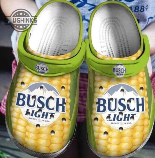 busch light comfortable for mens and womens classic water crocs clog shoes funny famous footwear slippers laughinks 1