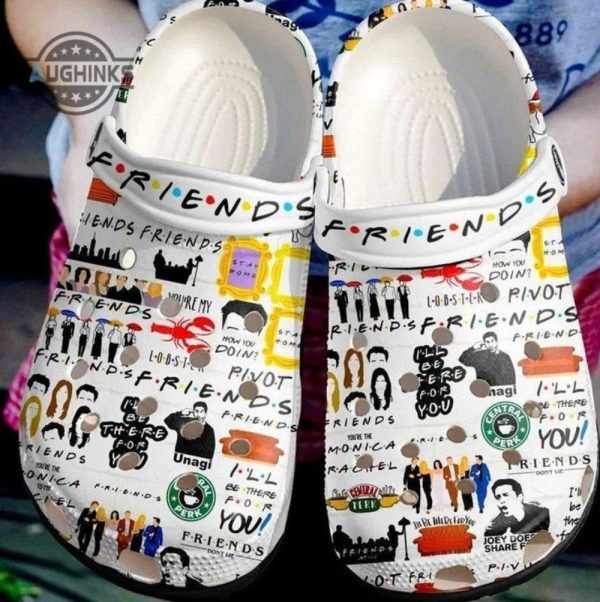 friends crocs clog shoes funny famous footwear slippers