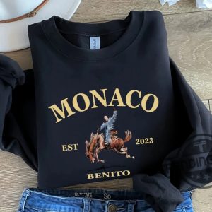 Retro Monaco Sweatshirt Nadie Sabe Lo Que Va Pasar Manana Shirt Benito Sweatshirt Bunny Sweatshirt Music Shirt Bad Bunny Shirt trendingnowe 2