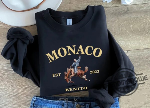 Retro Monaco Sweatshirt Nadie Sabe Lo Que Va Pasar Manana Shirt Benito Sweatshirt Bunny Sweatshirt Music Shirt Bad Bunny Shirt trendingnowe 2