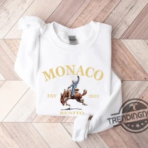 Retro Monaco Sweatshirt Nadie Sabe Lo Que Va Pasar Manana Shirt Benito Sweatshirt Bunny Sweatshirt Music Shirt Bad Bunny Shirt trendingnowe 3