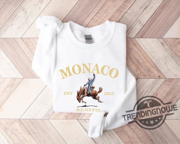 Retro Monaco Sweatshirt Nadie Sabe Lo Que Va Pasar Manana Shirt Benito Sweatshirt Bunny Sweatshirt Music Shirt Bad Bunny Shirt trendingnowe 3