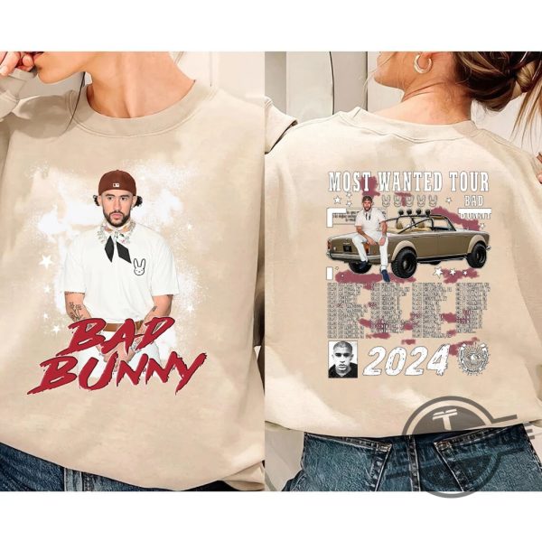 Bad Bunny Shirt Sweatshirt Monaco Sweatshirt Nadie Sabe Lo Que Va Pasar Manana Shirt Benito Sweatshirt Bunny Sweatshirt Music Shirt trendingnowe 1