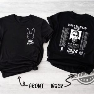 Bad Bunny Most Wanted Tour Shirt Nadie Sabe Lo Que Va Pasar Manana Shirt Bad Bunny Shirt Bad Bunny T Shirt Sweatshirt Hoodie trendingnowe 3