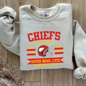 Kansas City Chiefs Superbowl Varsity Kansas City Kc Football Shirt Kansas City Chiefs Sweatshirt Womens Unique revetee 3