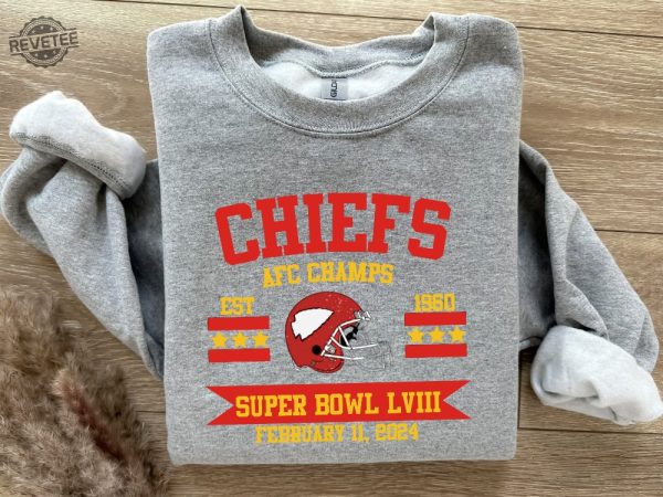 Kansas City Chiefs Superbowl Varsity Kansas City Kc Football Shirt Kansas City Chiefs Sweatshirt Womens Unique revetee 5