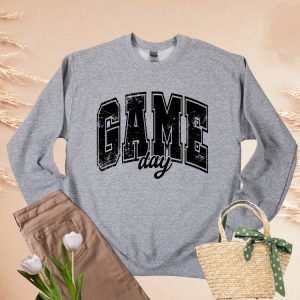 Game Day Sweatshirt Sports Sweatshirt Sports Game Day Sweater Sports Mom Sweatshirt Sports Gift Women Sports Unique revetee 4