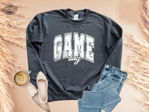 Game Day Sweatshirt Sports Sweatshirt Sports Game Day Sweater Sports Mom Sweatshirt Sports Gift Women Sports Unique revetee 5