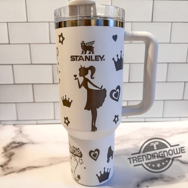 Barbie Stanley Cup 40 Oz Custom Stanley Tumbler Valentines Day Birthday Stanley Gift Barbie Movie Stanley Tumbler trendingnowe 2