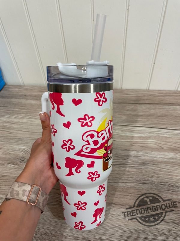 Barbie Jeep Stanley Cup 40 Oz Stanley Tumbler Valentines Day Birthday Stanley Gift Barbie Stanley Tumbler trendingnowe 3