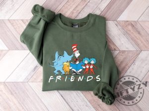 Friends Shirt Dr Friends Cat In The Hat Sweatshirt Teacher Dr Day Hoodie Reading Day Dr. Day Tshirt Read Across America Shirt giftyzy 2