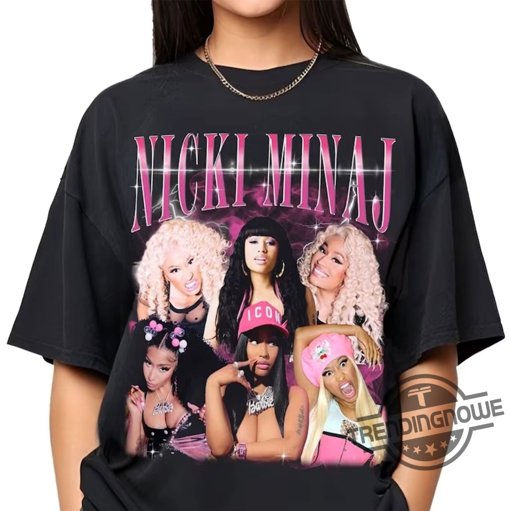 Nicki Minaj T Shirt Nicki Minaj Fan Nicki Minaj Gift Rapper Homage Graphic Shirt Unisex T Shirt Crew Sweatshirt Hooded