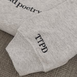 Embroidered Poetry Crewneck Ttpd Crewneck Ttpd Inspo Sweatshirt The Bolter Taylor Swift Tortured Poets Department Track List Unique revetee 4